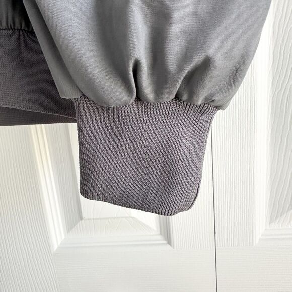 Vintage Field & Stream Jacket Men's XLT Gray Red Plaid-Lined Windbreaker Bomber - Picture 4 of 11